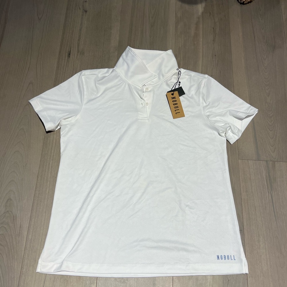 NOBULL white polo